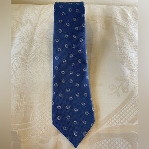Z Zegna Navy Floral Men's Tie